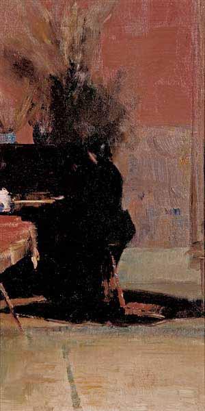 Tom roberts Woman at the Piano China oil painting art